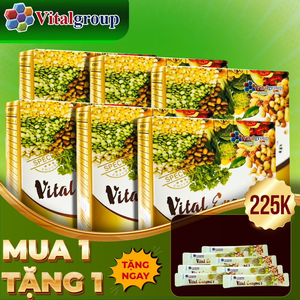 Combo 6 Hộp Vital Enzyme’s Chính Hãng ( Hộp 30 Gói )